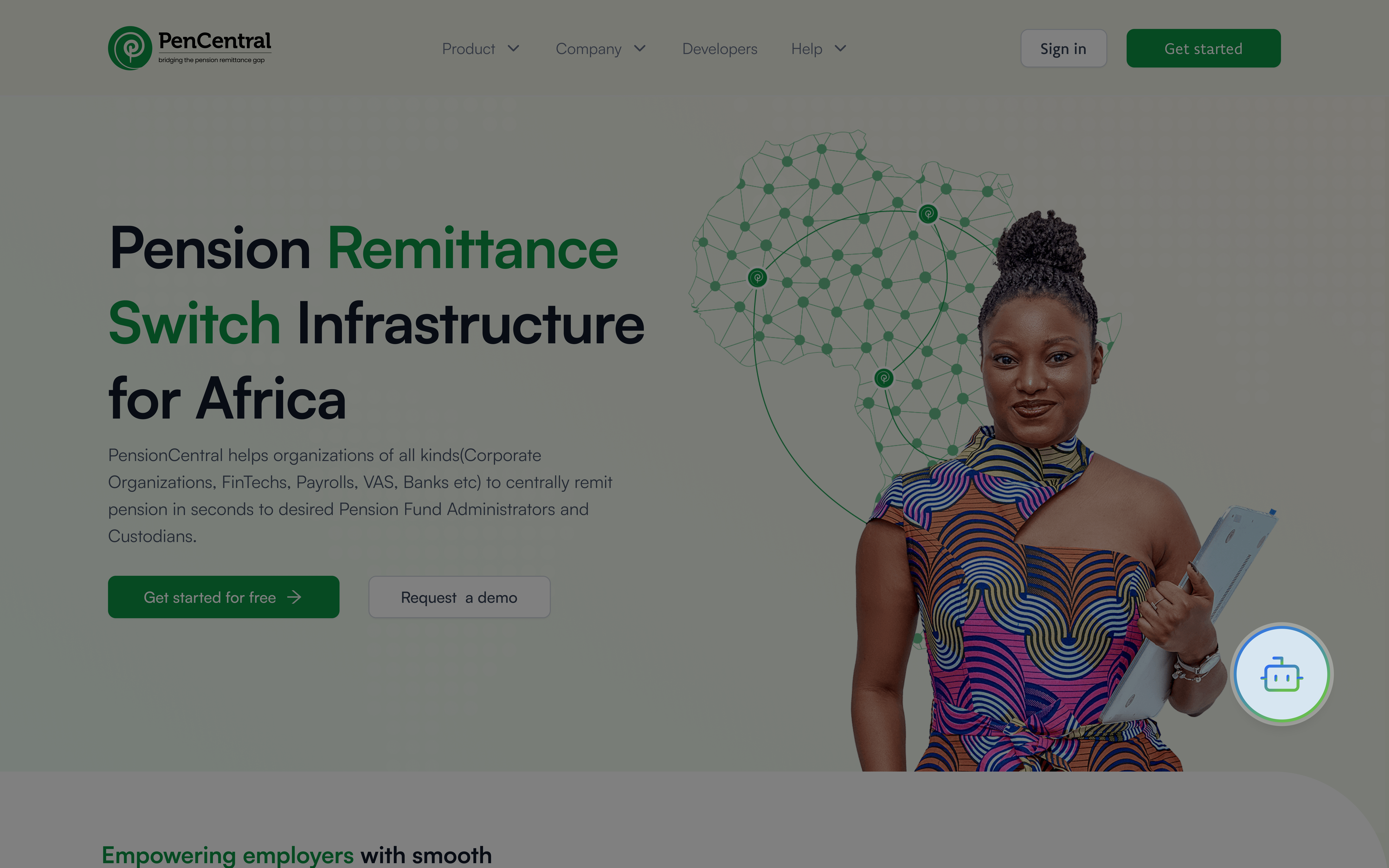 HelpNest chatbot integrated into a product such as PenCentral